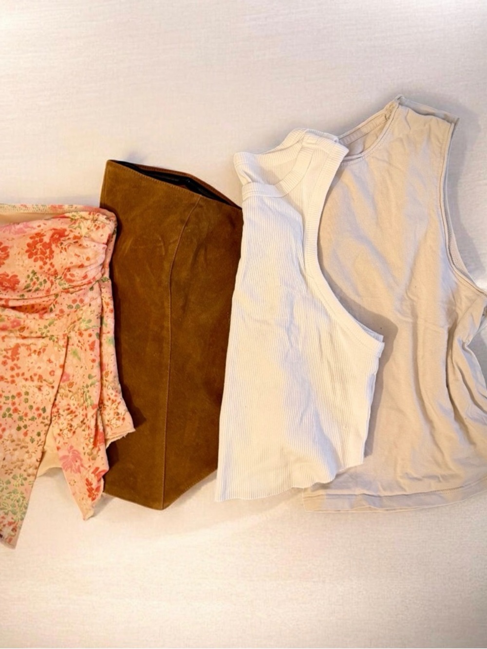 Urban Outfitters summer strapless & crop tank top bundle